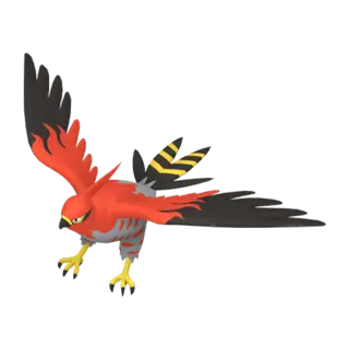 Talonflame front-facing sprite from Champions