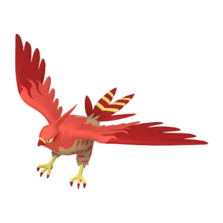 Talonflame shiny front-facing sprite from Champions