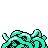 Tangela back-facing sprite from Pokémon Silver