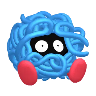 Tangela front-facing sprite from Pokémon Legends: Arceus