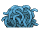 Tangela back-facing sprite from Pokémon Platinum