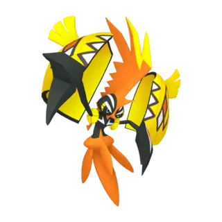 Tapu Koko front-facing sprite from Pokémon Ultra Moon