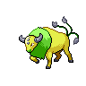 Tauros shiny front-facing sprite from Pokémon Black