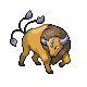 Tauros front-facing sprite from Pokémon Diamond