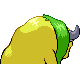 Tauros shiny back-facing sprite from Pokémon Diamond