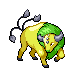 Tauros shiny front-facing sprite from Pokémon Diamond