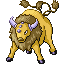 Tauros front-facing sprite from Pokémon Emerald