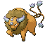 Tauros front-facing sprite from Pokémon FireRed