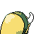 Tauros shiny back-facing sprite from Pokémon Silver