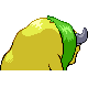 Tauros shiny back-facing sprite from Pokémon SoulSilver