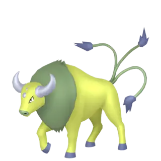 Tauros shiny front-facing sprite from Pokémon Y