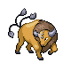 Tauros front-facing sprite from Pokémon Platinum