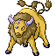 Tauros front-facing sprite from Pokémon Ruby