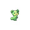 Teddiursa shiny front-facing sprite from Pokémon White
