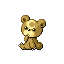 Teddiursa front-facing sprite from Pokémon Emerald