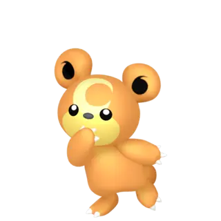 Teddiursa front-facing sprite from Pokémon Omega Ruby