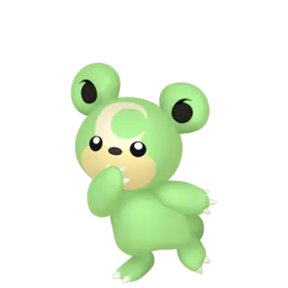 Teddiursa shiny front-facing sprite from Pokémon Omega Ruby