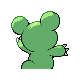 Teddiursa shiny back-facing sprite from Pokémon Platinum