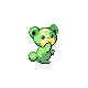 Teddiursa shiny front-facing sprite from Pokémon Platinum