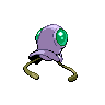 Tentacool shiny back-facing sprite from Pokémon White 2