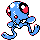 Tentacool front-facing sprite from Pokémon Crystal