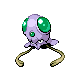 Tentacool shiny front-facing sprite from Pokémon Pearl