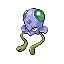 Tentacool shiny front-facing sprite from Pokémon Emerald