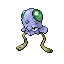 Tentacool shiny front-facing sprite from Pokémon FireRed