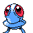 Tentacool back-facing sprite from Pokémon Gold