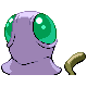 Tentacool shiny back-facing sprite from Pokémon HeartGold