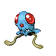 Tentacool front-facing sprite from Pokémon Platinum