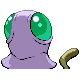 Tentacool shiny back-facing sprite from Pokémon Platinum