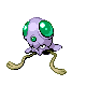 Tentacool shiny front-facing sprite from Pokémon Platinum