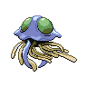 Tentacruel shiny back-facing sprite from Pokémon Black
