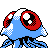 Tentacruel back-facing sprite from Pokémon Crystal