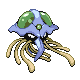 Tentacruel shiny front-facing sprite from Pokémon Diamond
