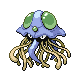 Tentacruel shiny front-facing sprite from Pokémon HeartGold