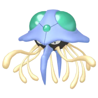 Tentacruel shiny front-facing sprite from Pokémon Let's Go, Pikachu!