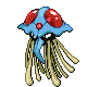 Tentacruel front-facing sprite from Pokémon Platinum