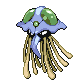 Tentacruel shiny front-facing sprite from Pokémon Platinum