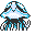Tentacruel back-facing sprite from Pokémon Yellow