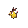 Tepig shiny front-facing sprite from Pokémon Black