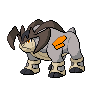 Terrakion front-facing sprite from Pokémon White 2