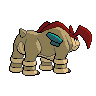 Terrakion shiny back-facing sprite from Pokémon Black