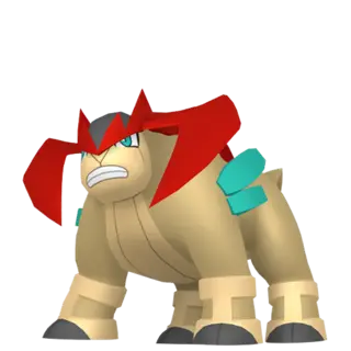 Terrakion shiny front-facing sprite from Pokémon Sword