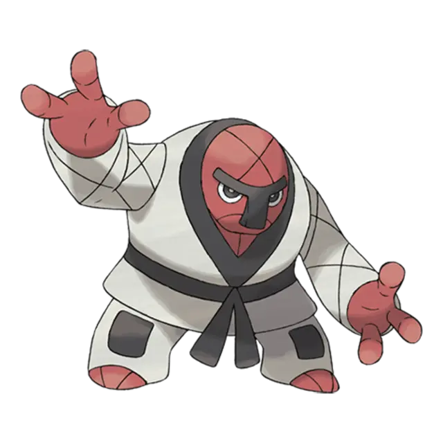 Throh, the Judo Pokémon — Fighting-type Pokémon official artwork