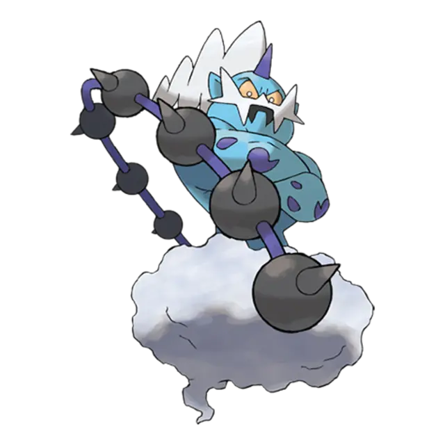 Thundurus, the Bolt Strike Pokémon — Electric/Flying-type Pokémon official artwork