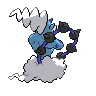 Thundurus back-facing sprite from Pokémon Black 2
