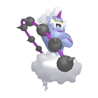 Thundurus shiny front-facing sprite from Pokémon Legends: Arceus