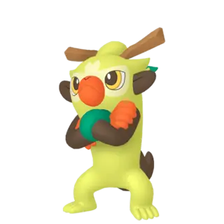Thwackey front-facing sprite from Pokémon Shield